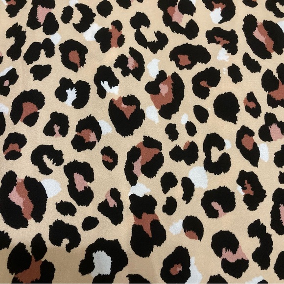 Paper Crane cheetah print button down T-shirt blouse size XL - Picture 5 of 11